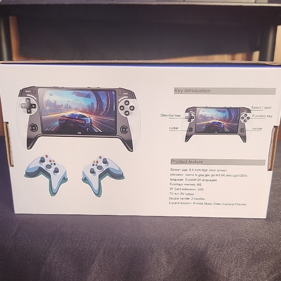 Black HAWK 5.5-Inch Handheld Console - Black and Gray - Picture 2 of 2